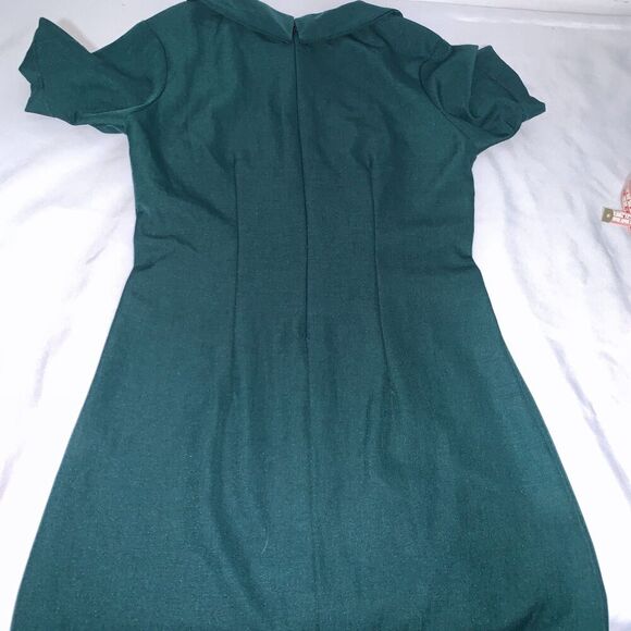 Women's FRENCHIEYORK 1960s style Dresses Mod, Mini, Hippie size SMALL green - Picture 3 of 6